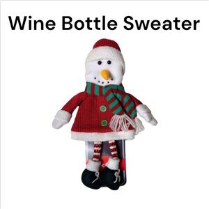 NWT Celebrate the Season Wine Cover - Wine Bottle Sweater